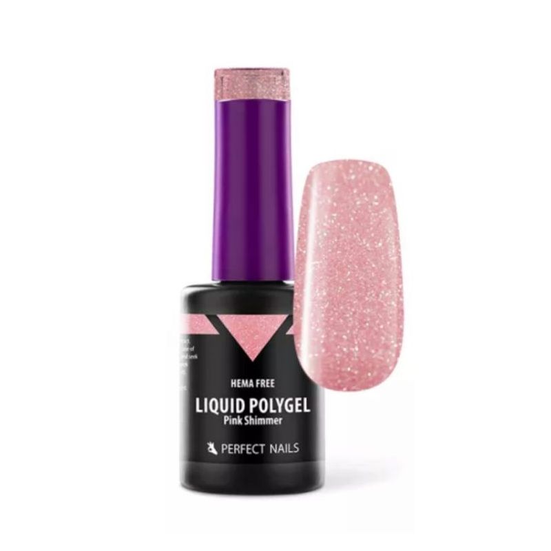 PINK SHIMMER LIQUID POLYGEL 8 ml